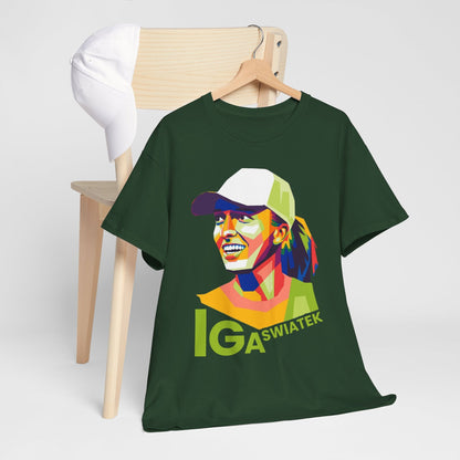 IGA SWIATEK 5 - Tennis Basic Tee