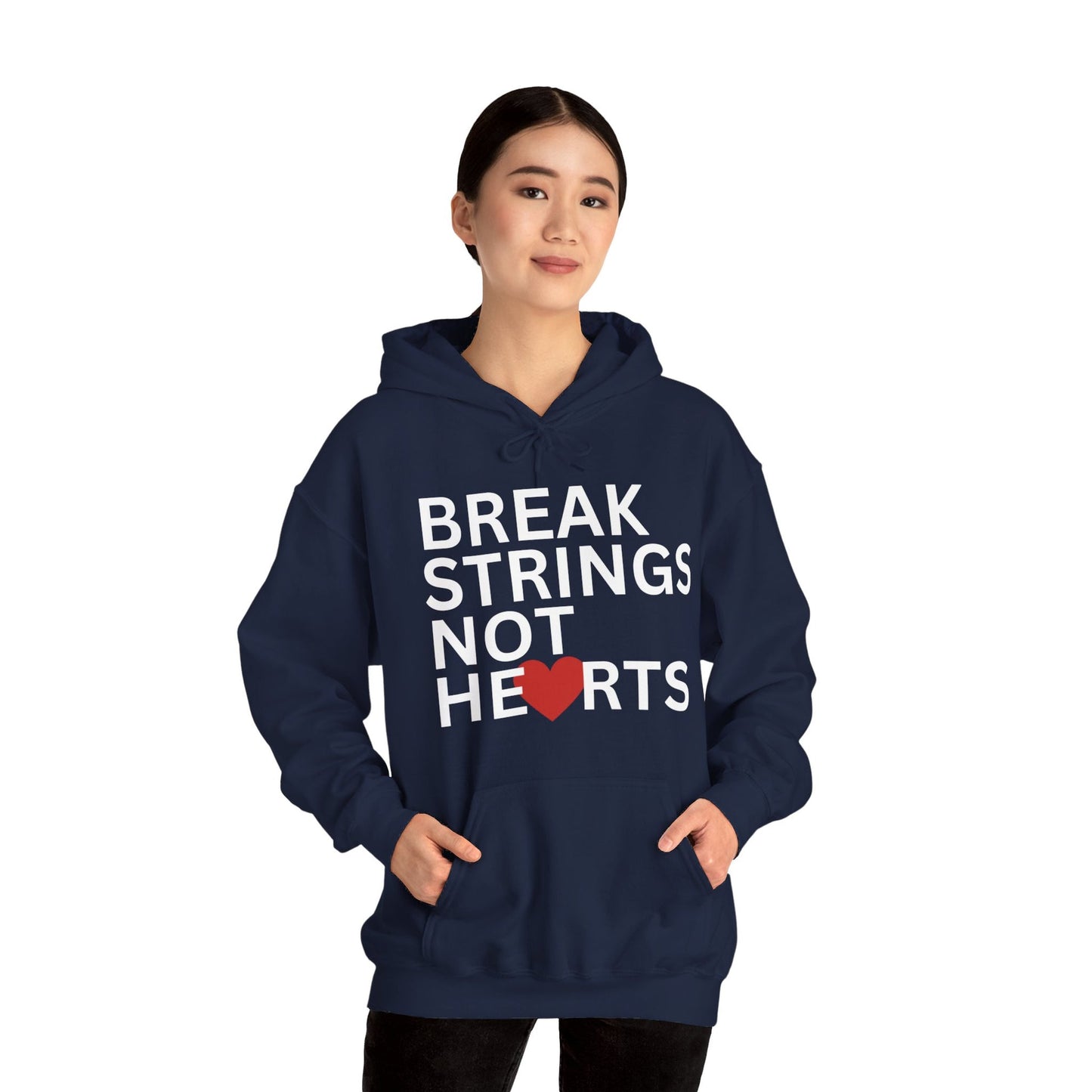 BREAK STRINGS NOT HEARTS - Tennis Hoodie