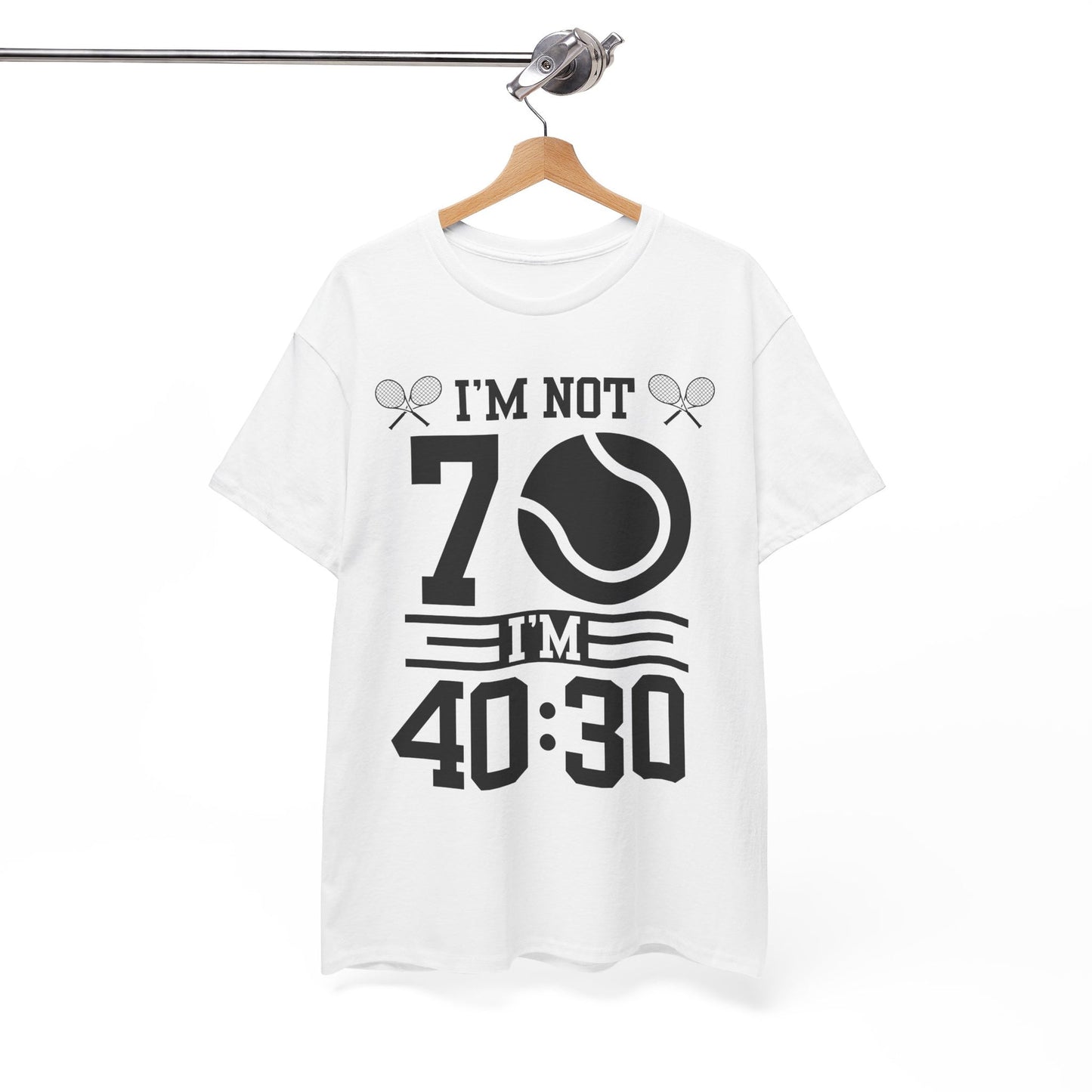 70 YEAR OLD TENNIS PLAYER - Tennis Basic Tee