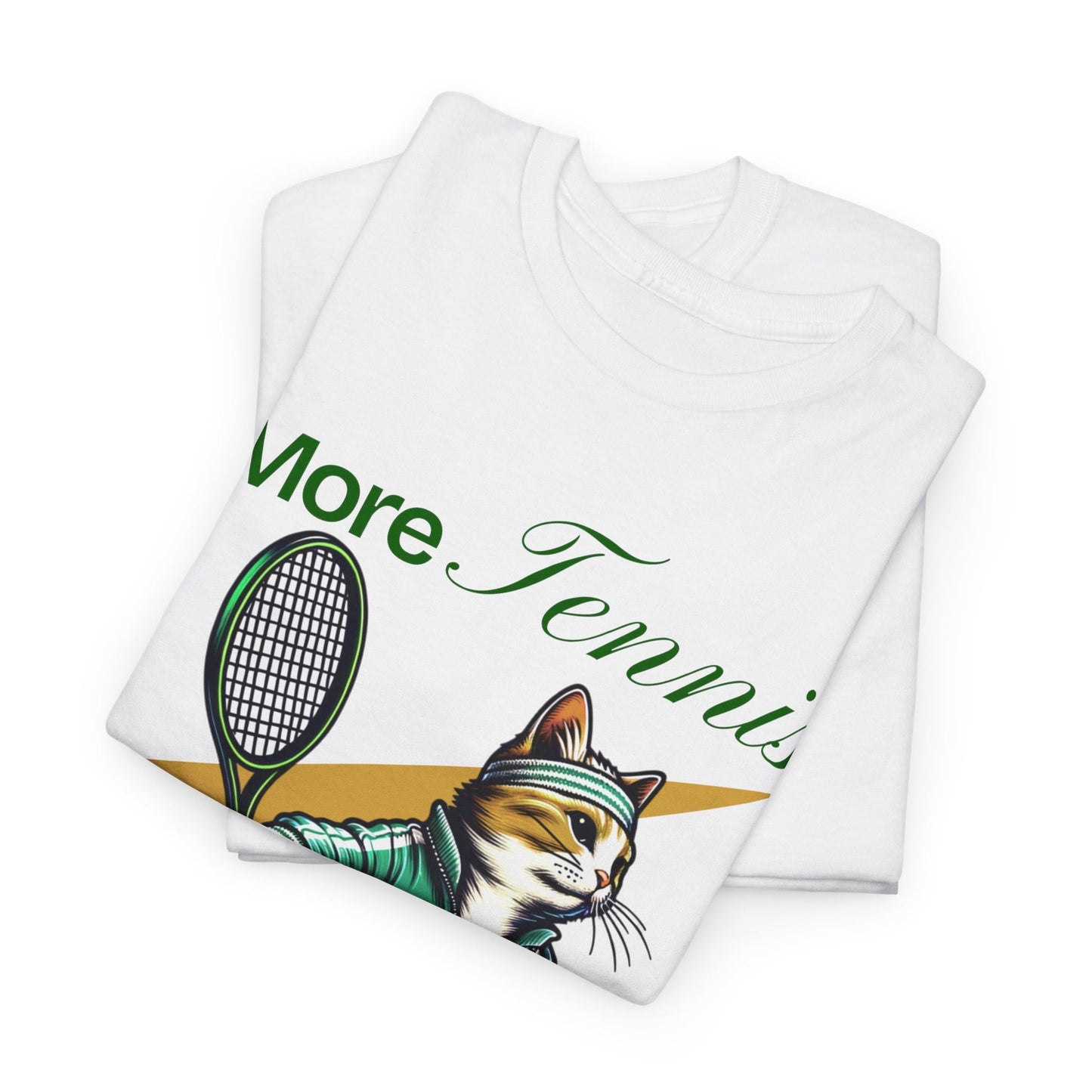 MORE TENNIS - Tennis Basic Tee