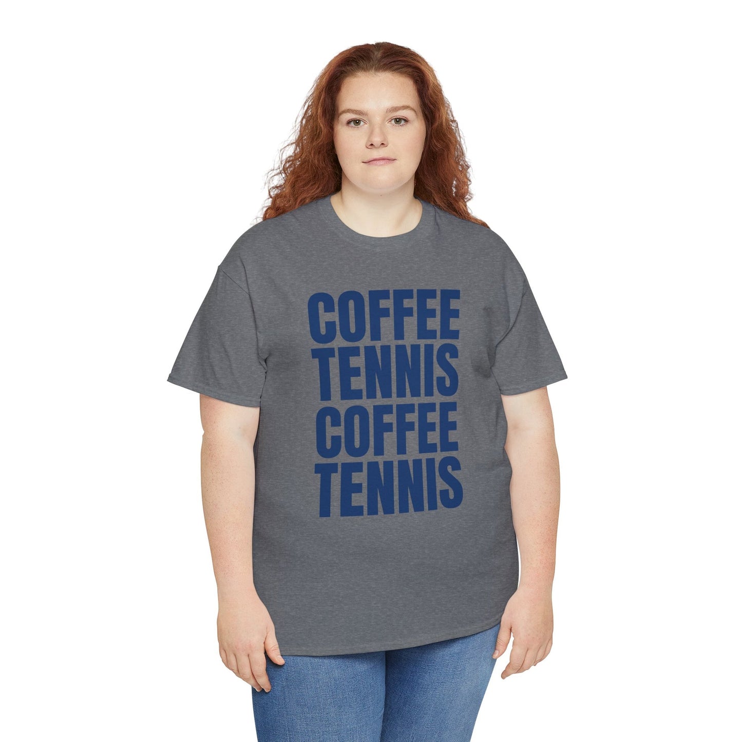 COFFEE & TENNIS 3 - Tennis Basic Tee