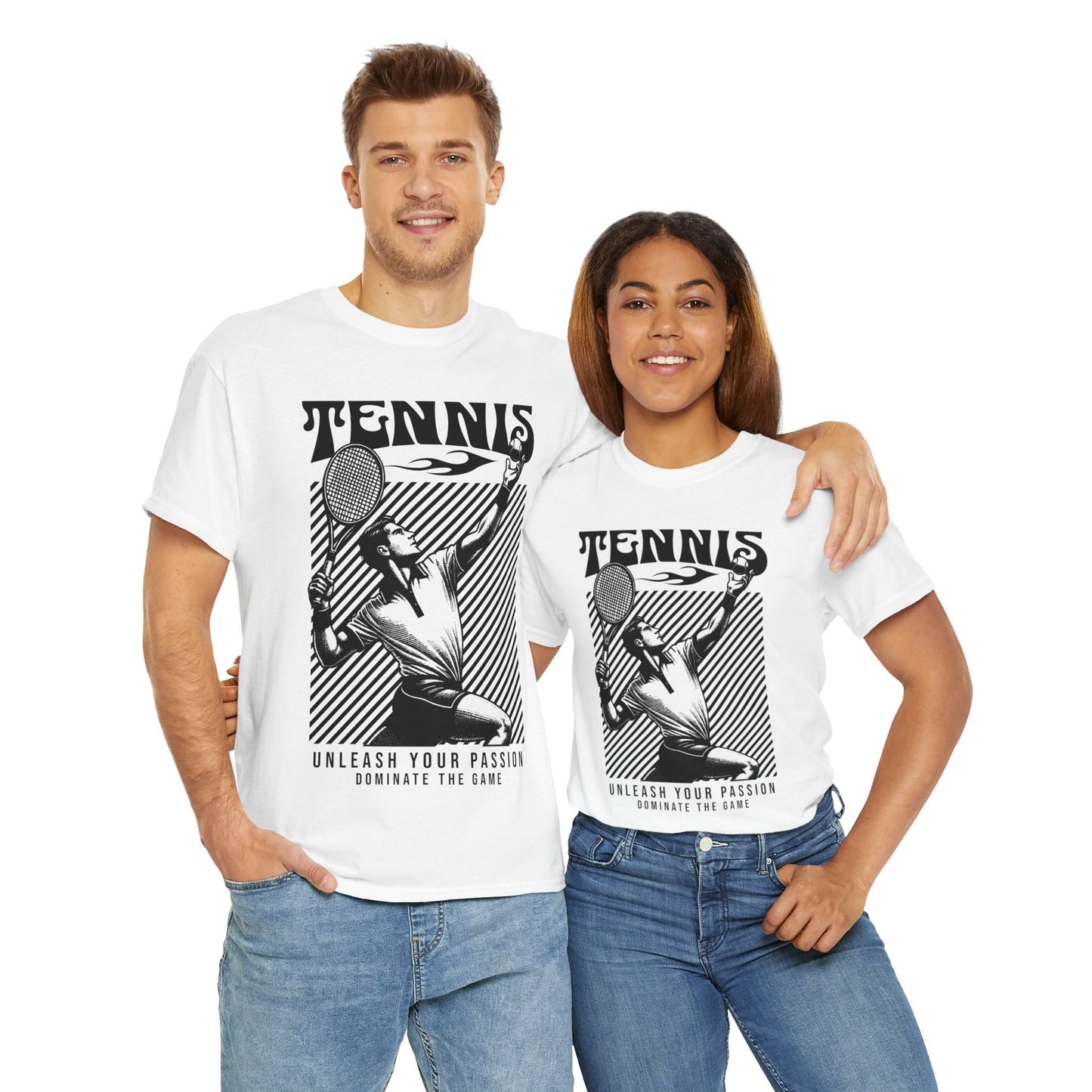 DOMINATE - Tennis Basic Tee