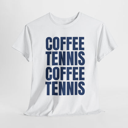 COFFEE & TENNIS 3 - Tennis Basic Tee