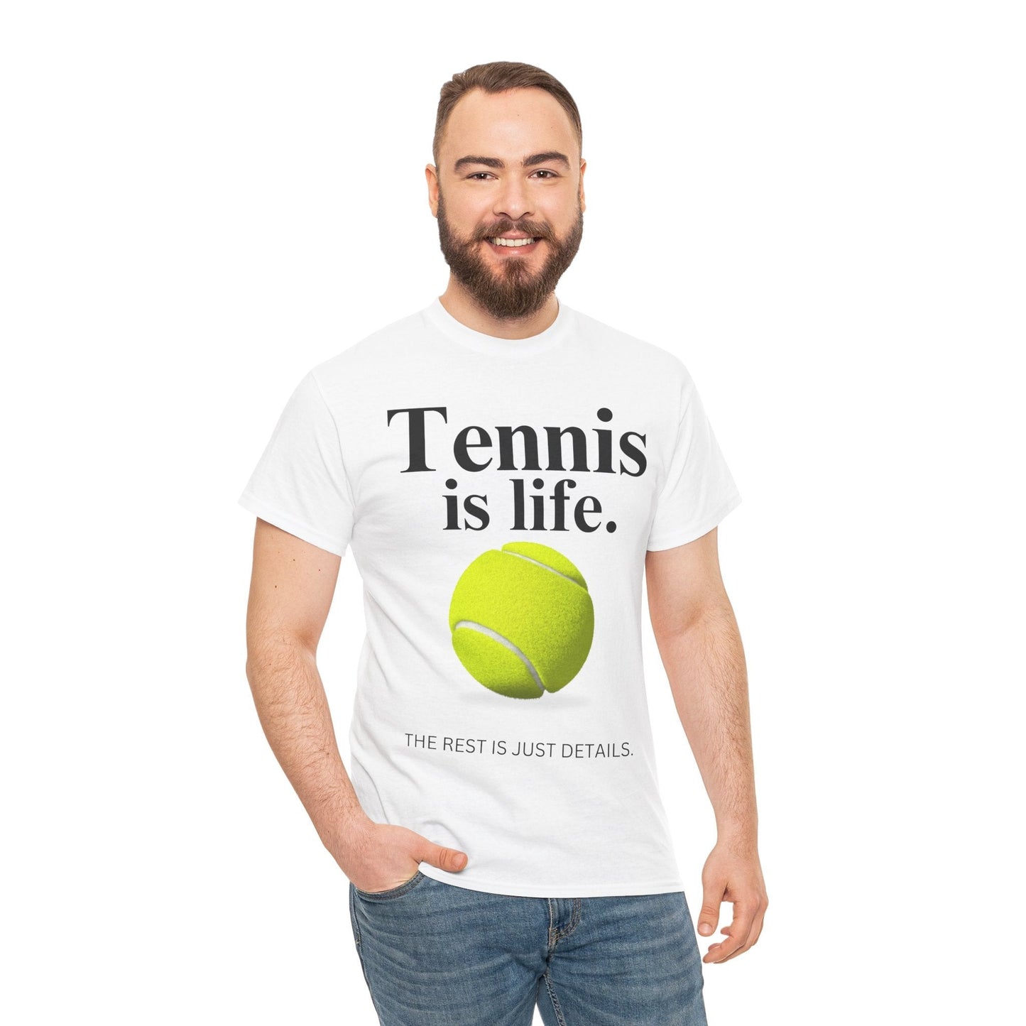 TENNIS IS LIFE  - Tennis Basic Tee