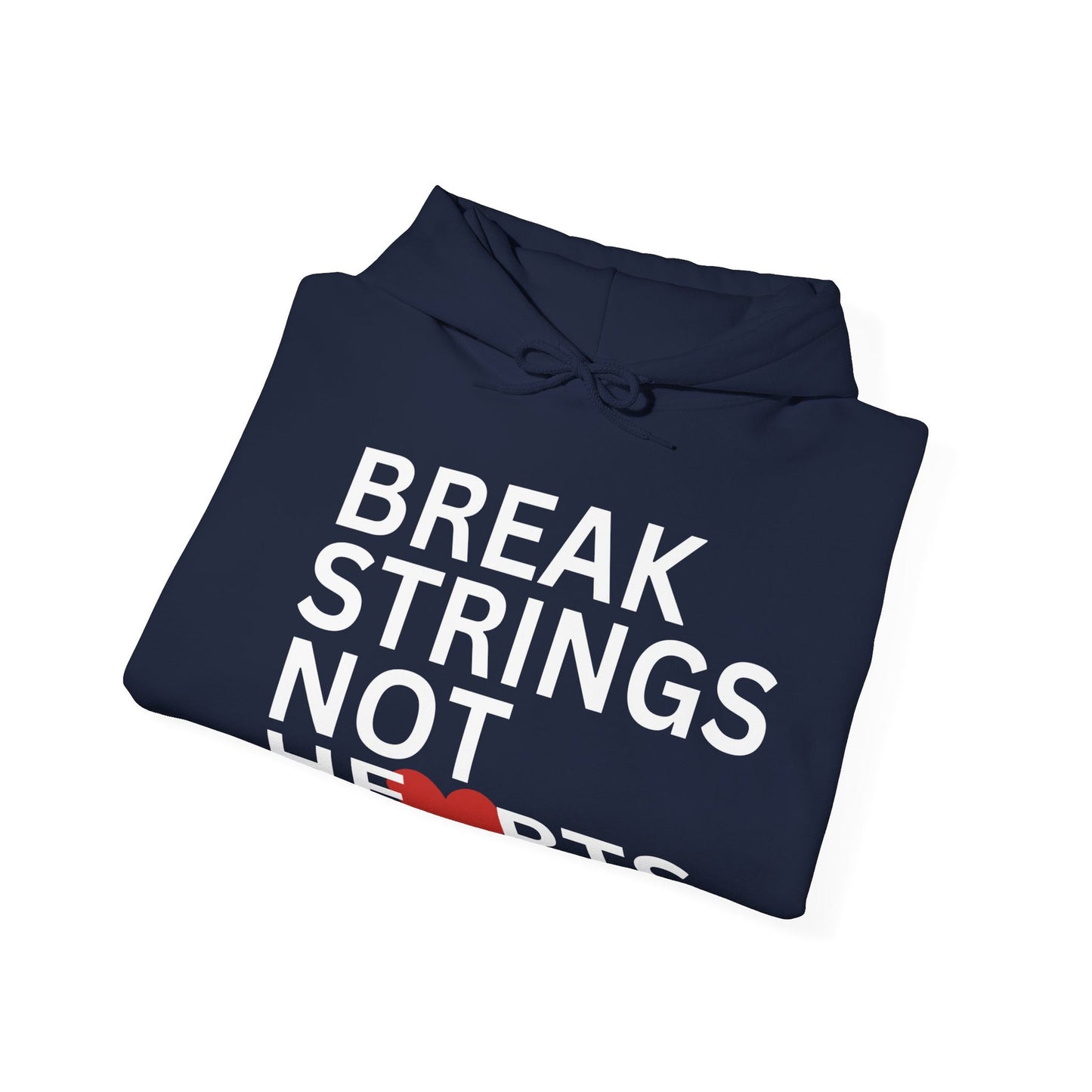 BREAK STRINGS NOT HEARTS - Tennis Hoodie