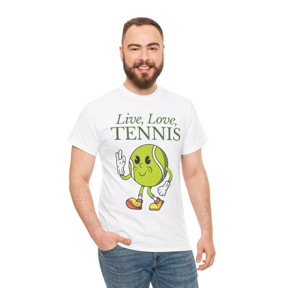 LIVE LOVE TENNIS - Tennis Basic Tee