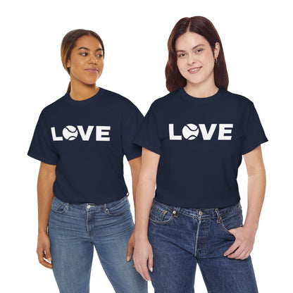 LOVE 6 - Tennis Basic Tee