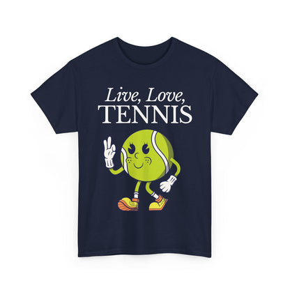 LIVE LOVE TENNIS - Tennis Basic Tee