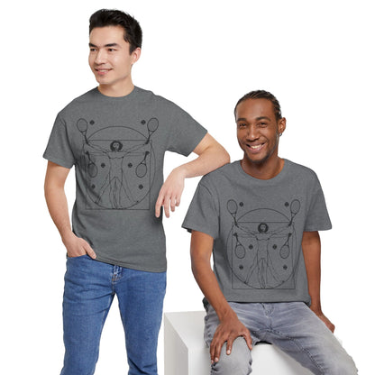 VITRUVIAN MAN (LEONARDO DA VINCI) - Tennis Basic Tee