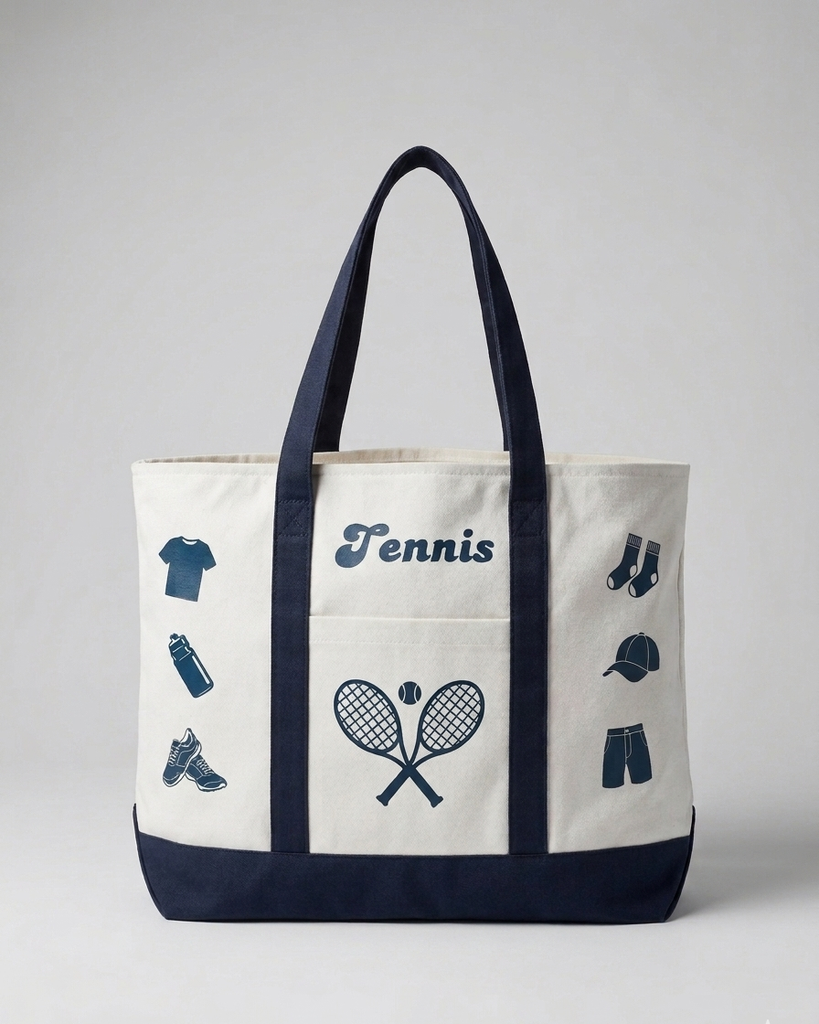 TENNIS XL TOTE BAG 1 (Dark Blue)