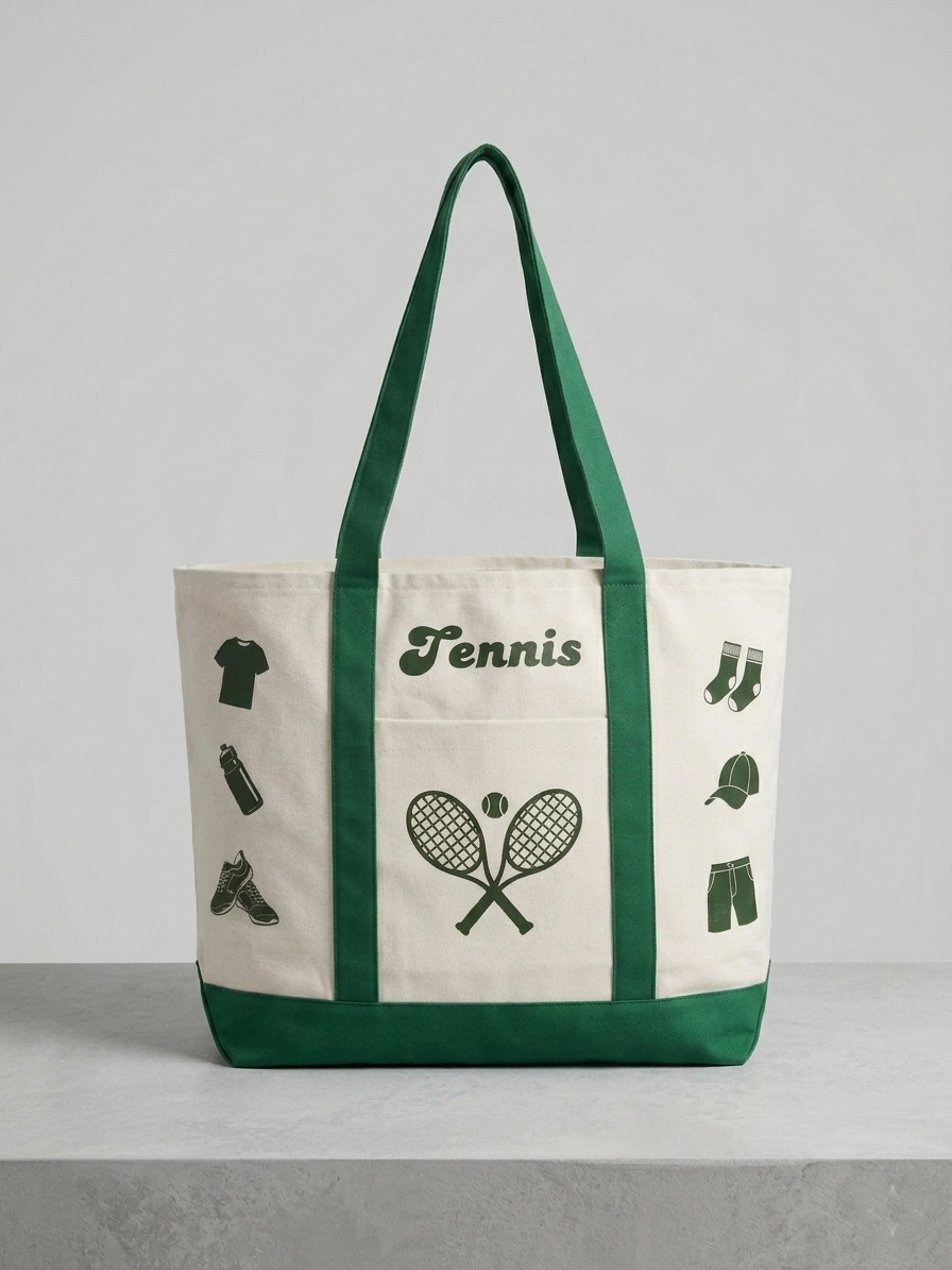 TENNIS XL TOTE BAG 1 (Green)