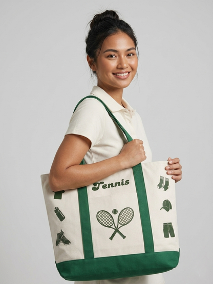 TENNIS XL TOTE BAG 1 (Green)