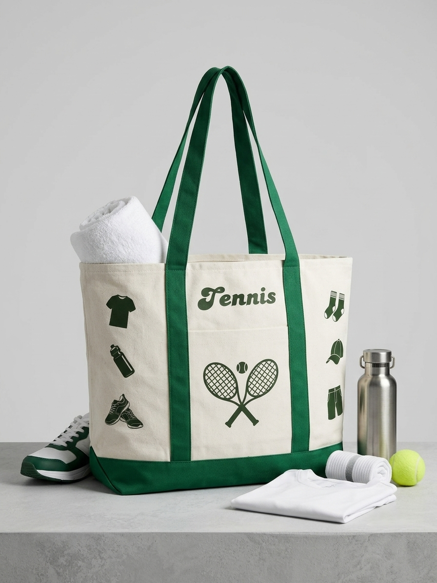 TENNIS XL TOTE BAG 1 (Green)
