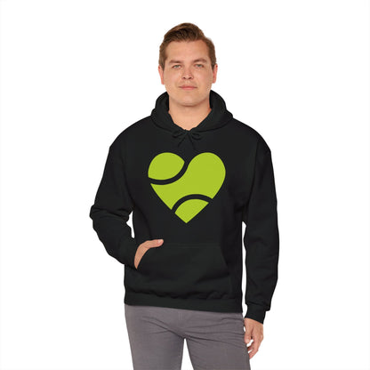 HEART - BALL  - Tennis Hoodie