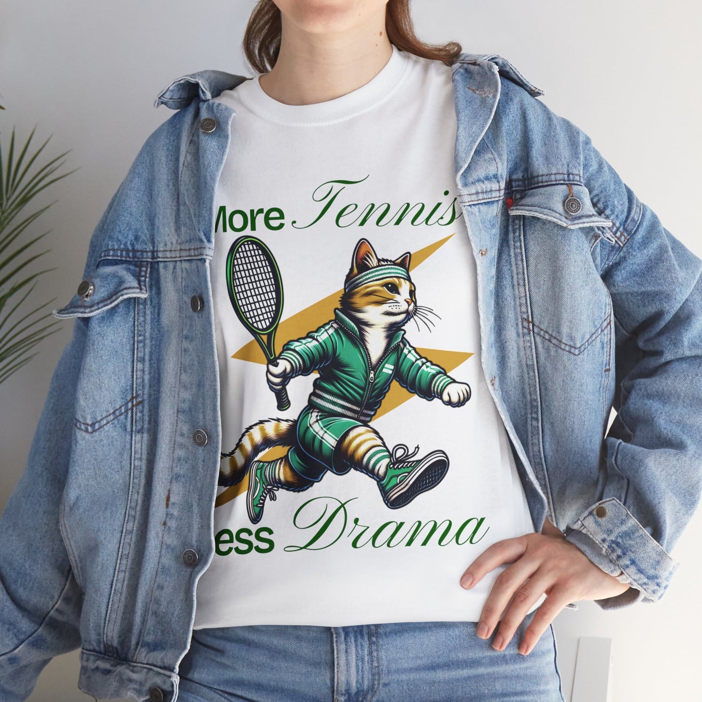 MORE TENNIS - Tennis Basic Tee