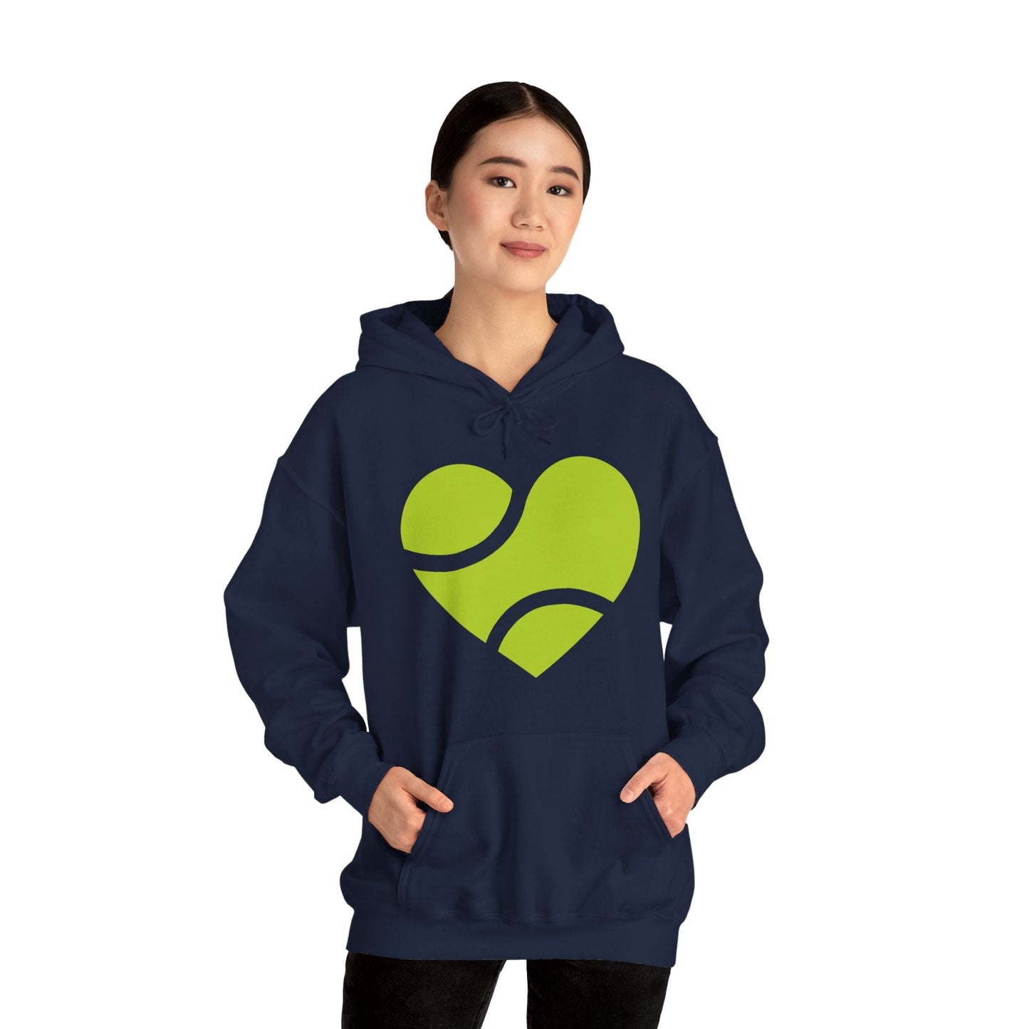 HEART - BALL  - Tennis Hoodie