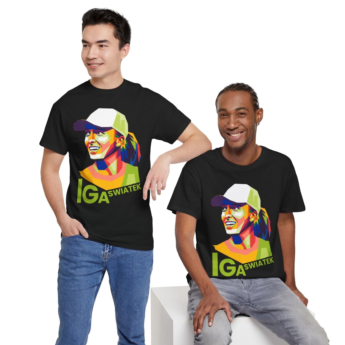 IGA SWIATEK 5 - Tennis Basic Tee