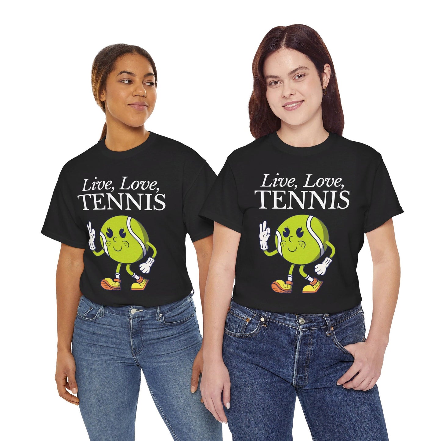 LIVE LOVE TENNIS - Tennis Basic Tee