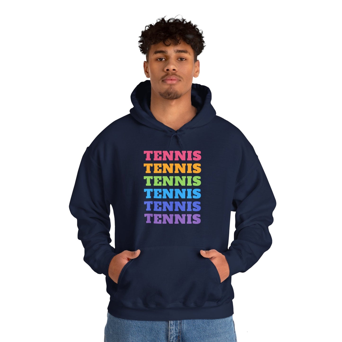 DOWN THE LINE - Tennis Hoodie