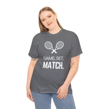 GAME SET MATCH 1 - Tennis Basic Tee