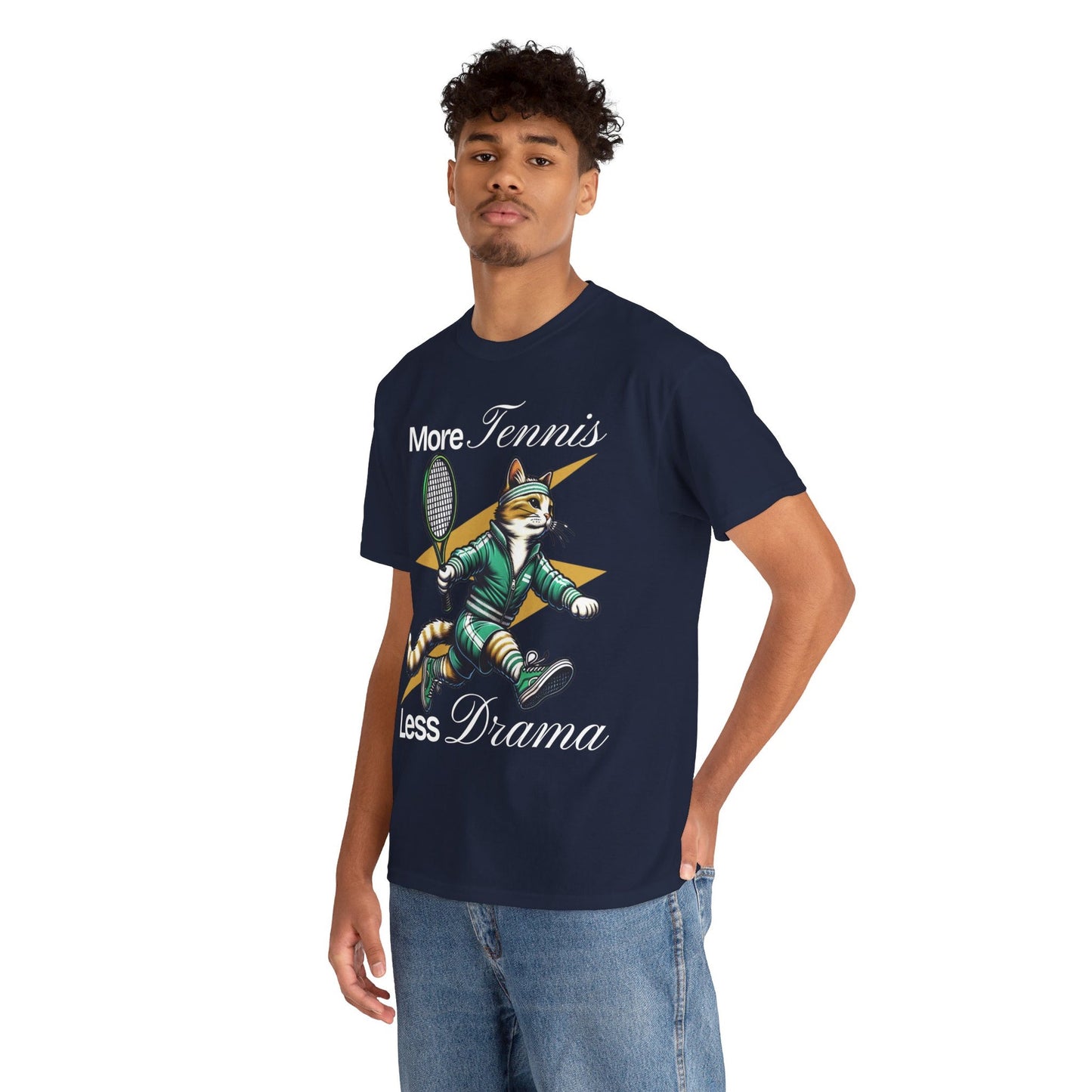 MORE TENNIS - Tennis Basic Tee