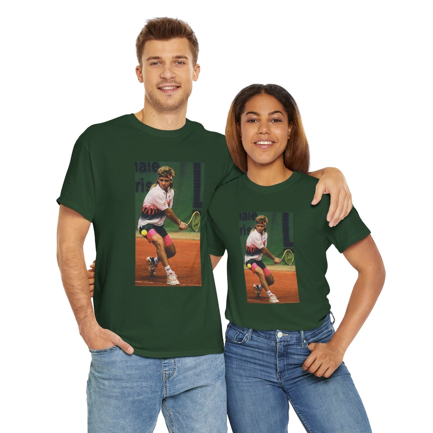 AGASSI 1 - Tennis Basic Tee