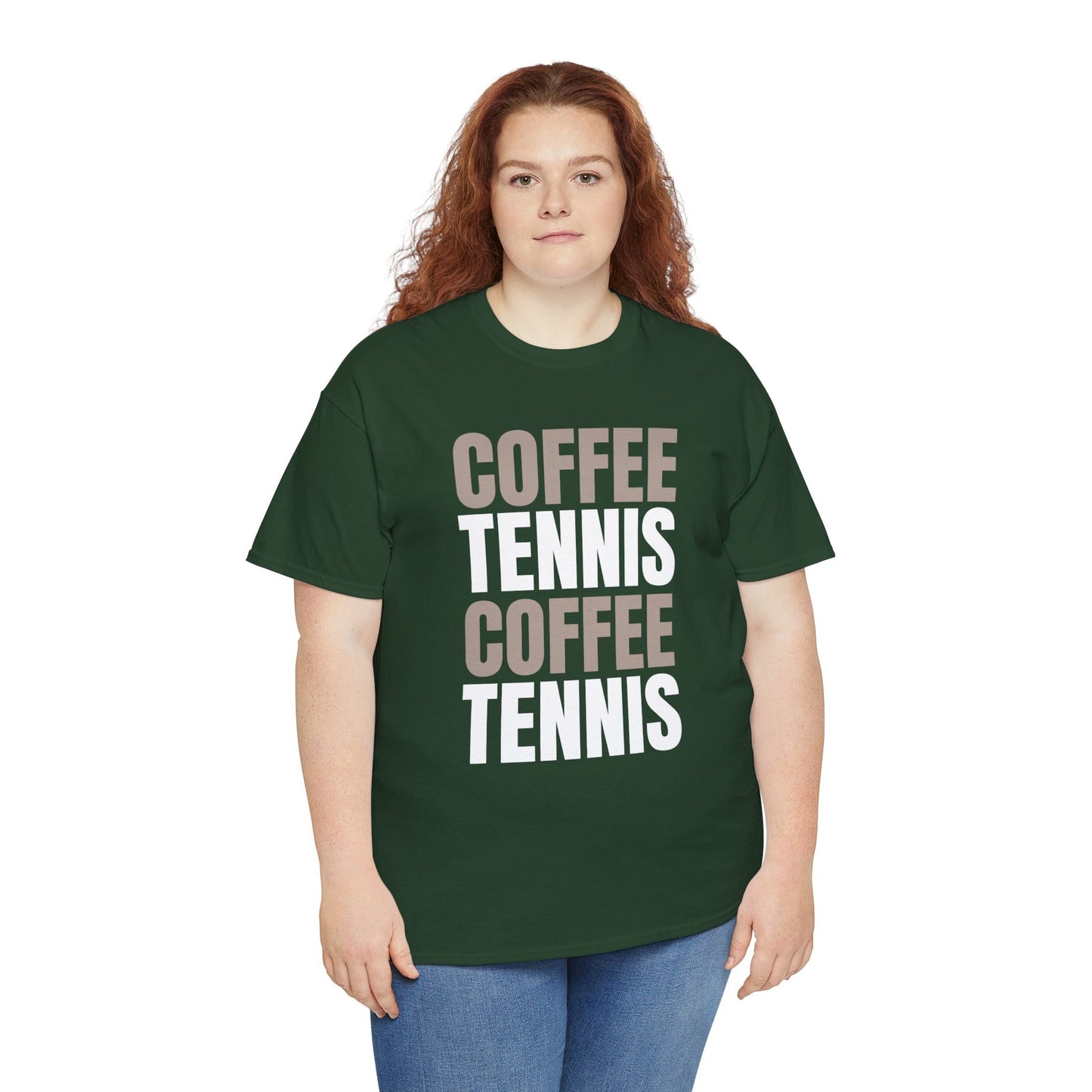 COFFEE & TENNIS 3 - Tennis Basic Tee