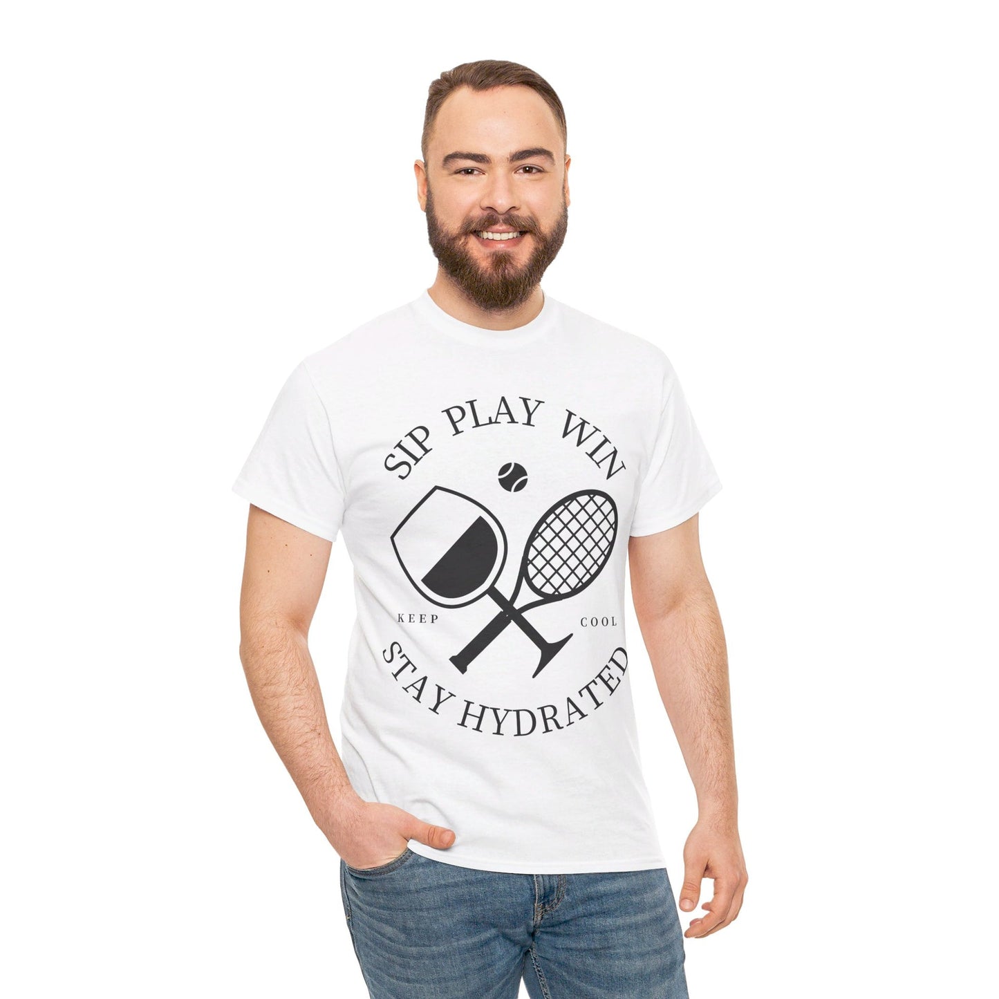 STAY HYDRATED - Tennis Basic Tee