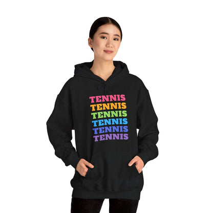 DOWN THE LINE - Tennis Hoodie