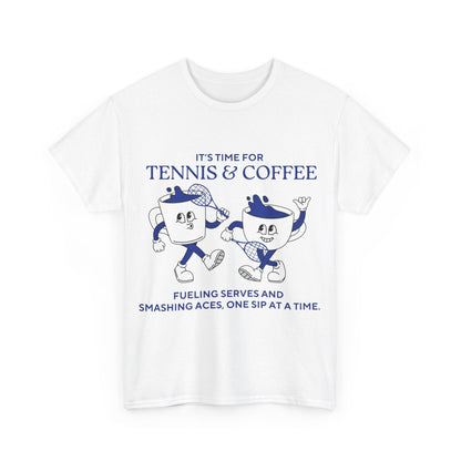 COFFEE & TENNIS 2 - Tennis Basic Tee