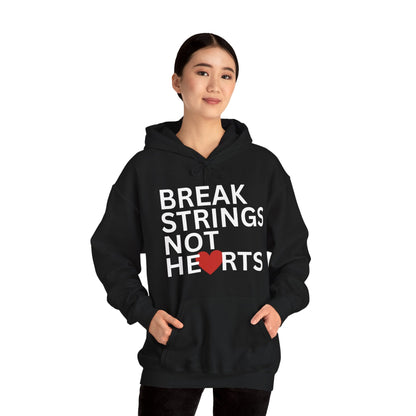 BREAK STRINGS NOT HEARTS - Tennis Hoodie