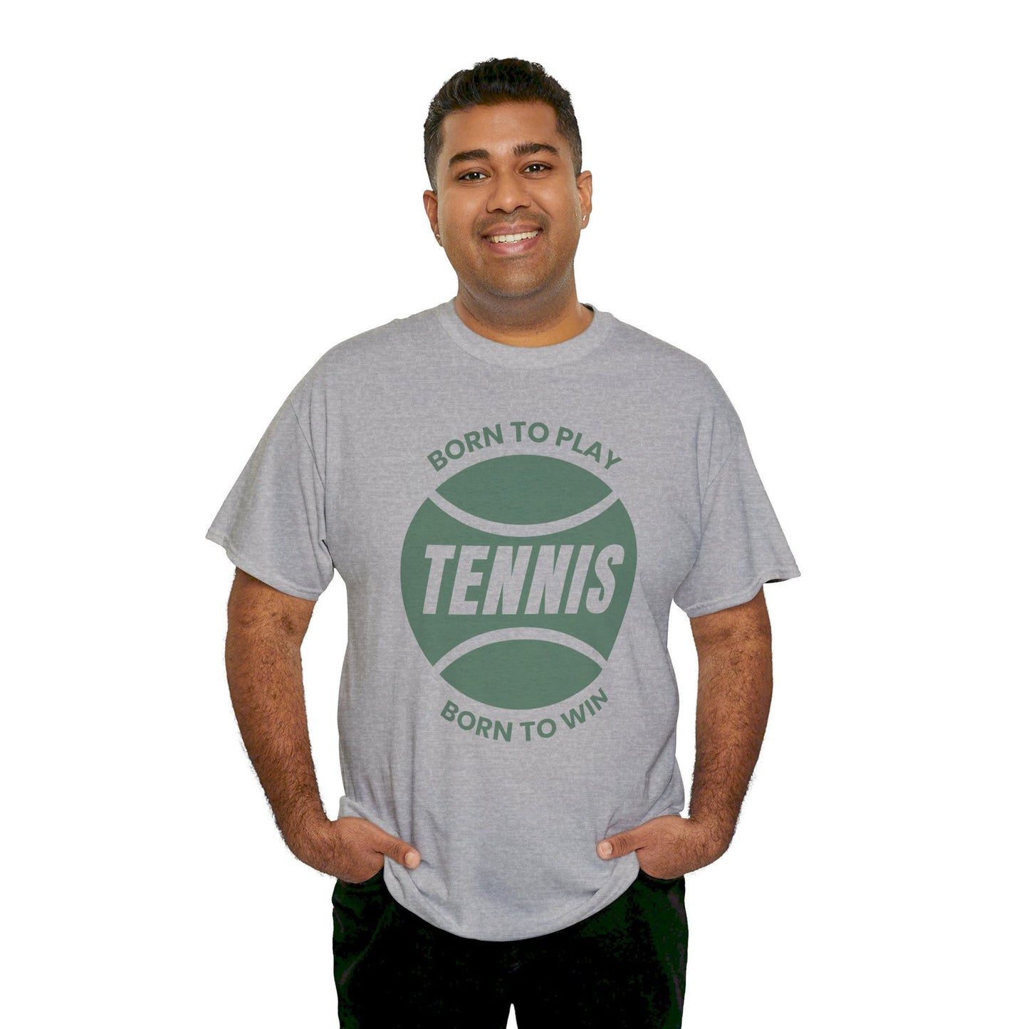 BORN TO WIN - Tennis Basic Tee