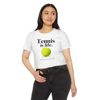 TENNIS IS LIFE - Crop Top