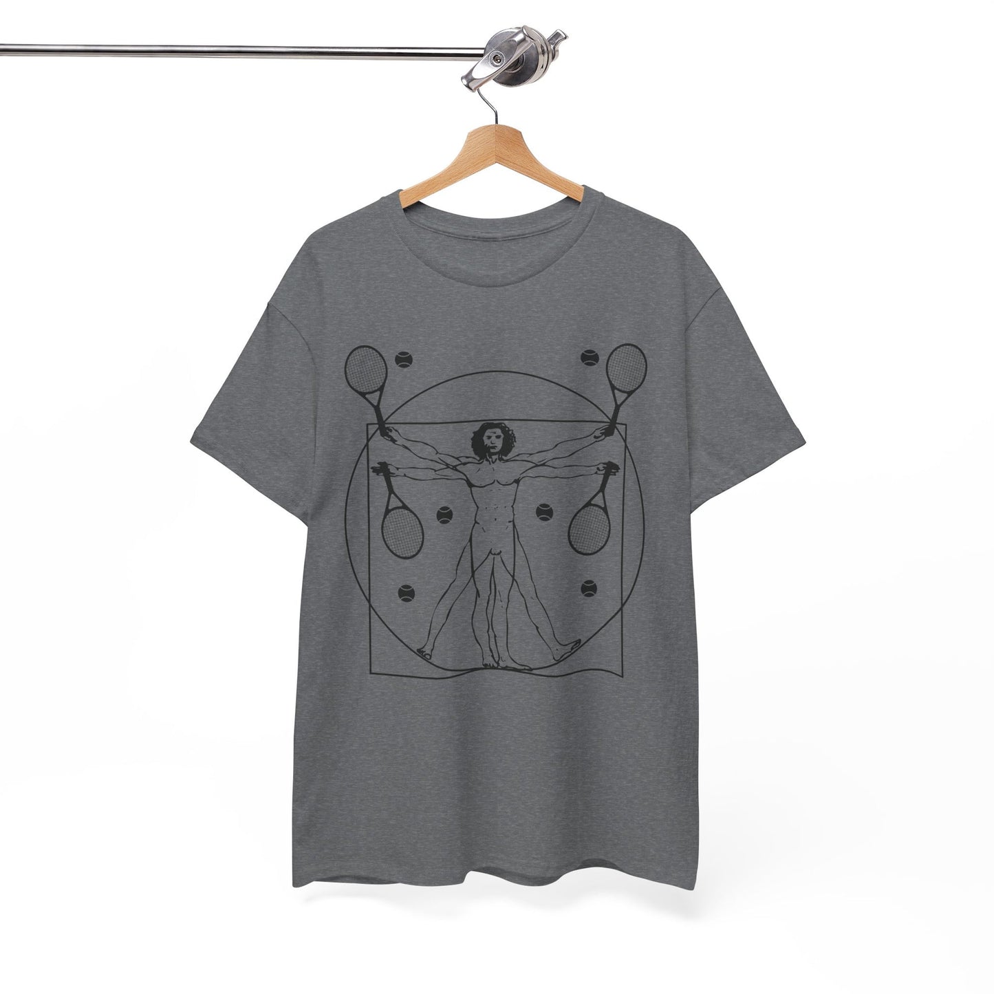 VITRUVIAN MAN (LEONARDO DA VINCI) - Tennis Basic Tee