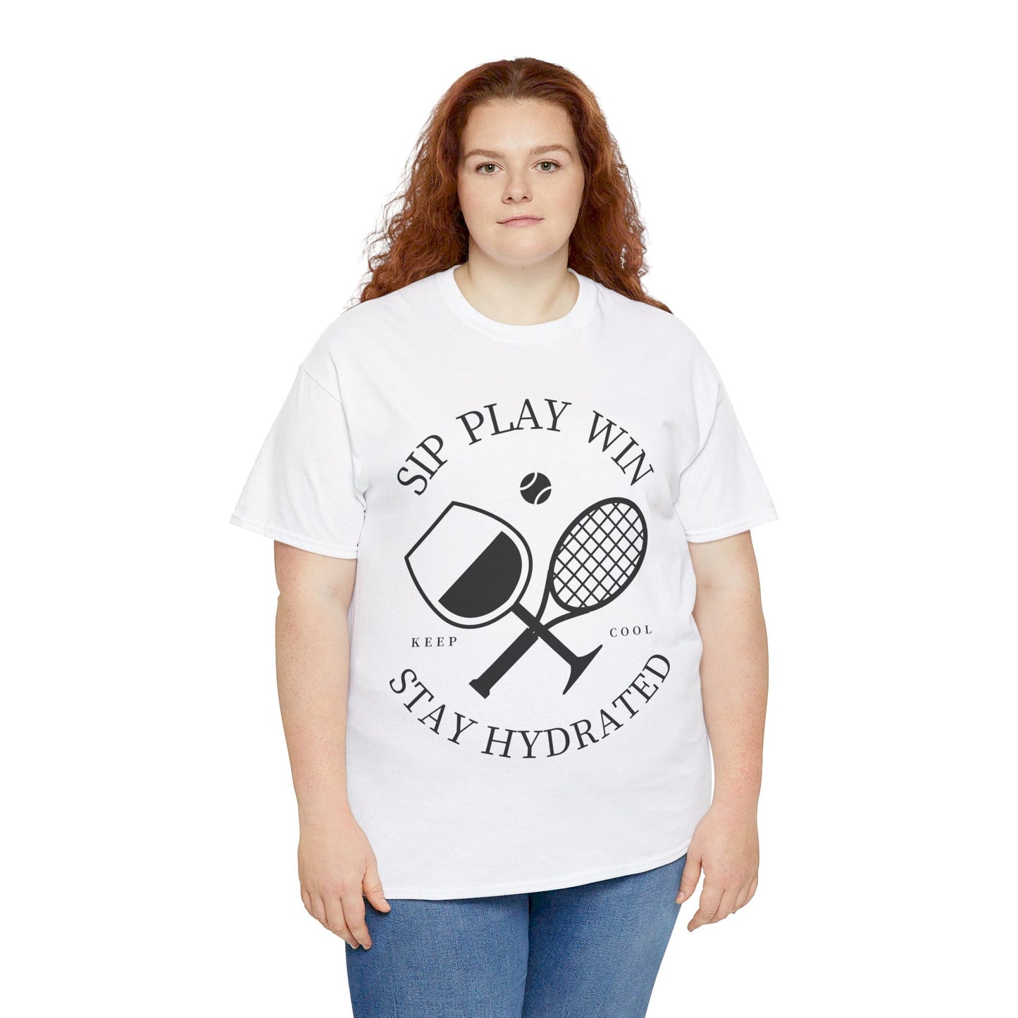 STAY HYDRATED - Tennis Basic Tee