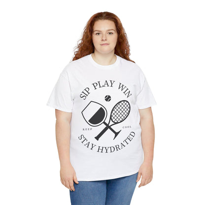 STAY HYDRATED - Tennis Basic Tee