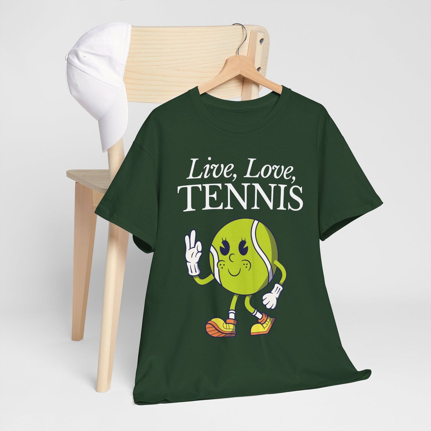 LIVE LOVE TENNIS - Tennis Basic Tee