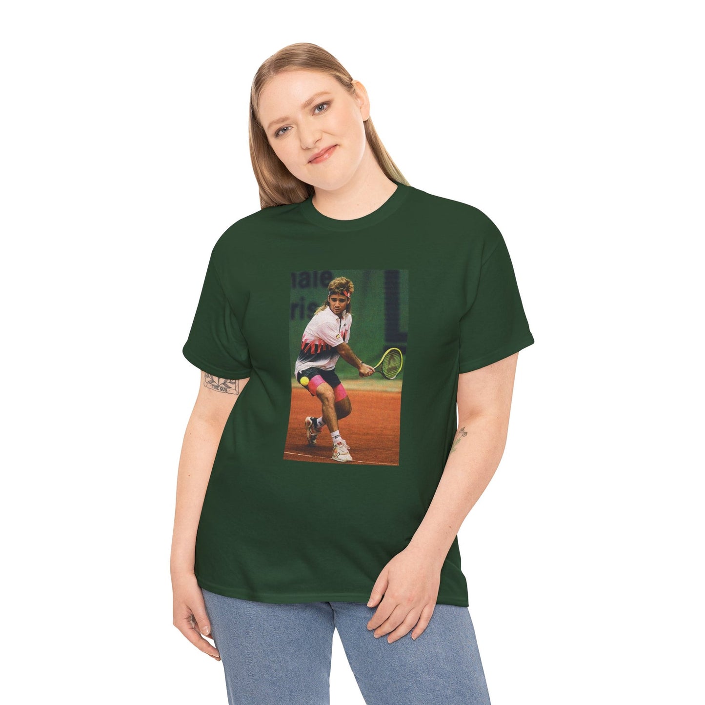 AGASSI 1 - Tennis Basic Tee