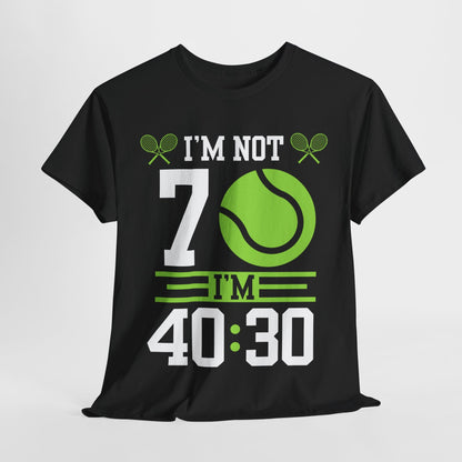 70 YEAR OLD TENNIS PLAYER - Tennis Basic Tee