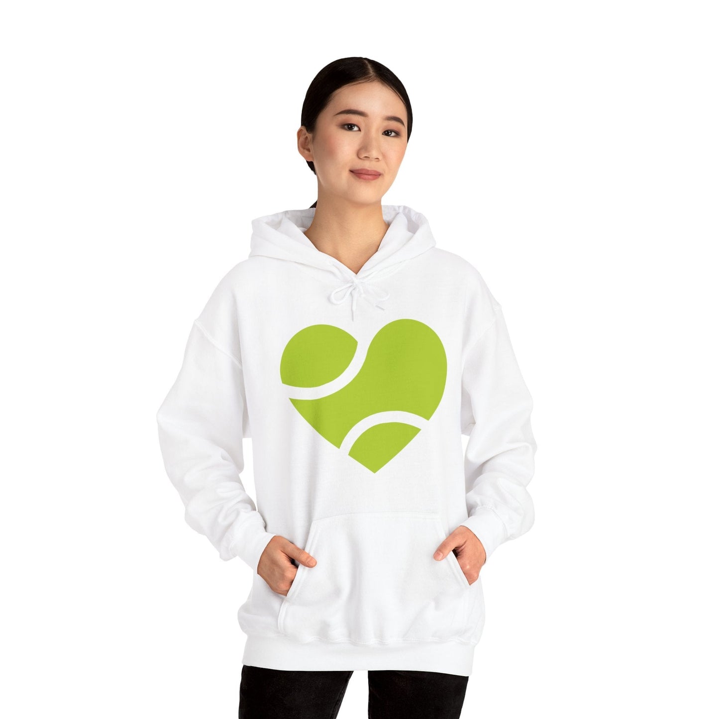 HEART - BALL  - Tennis Hoodie