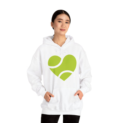 HEART - BALL  - Tennis Hoodie