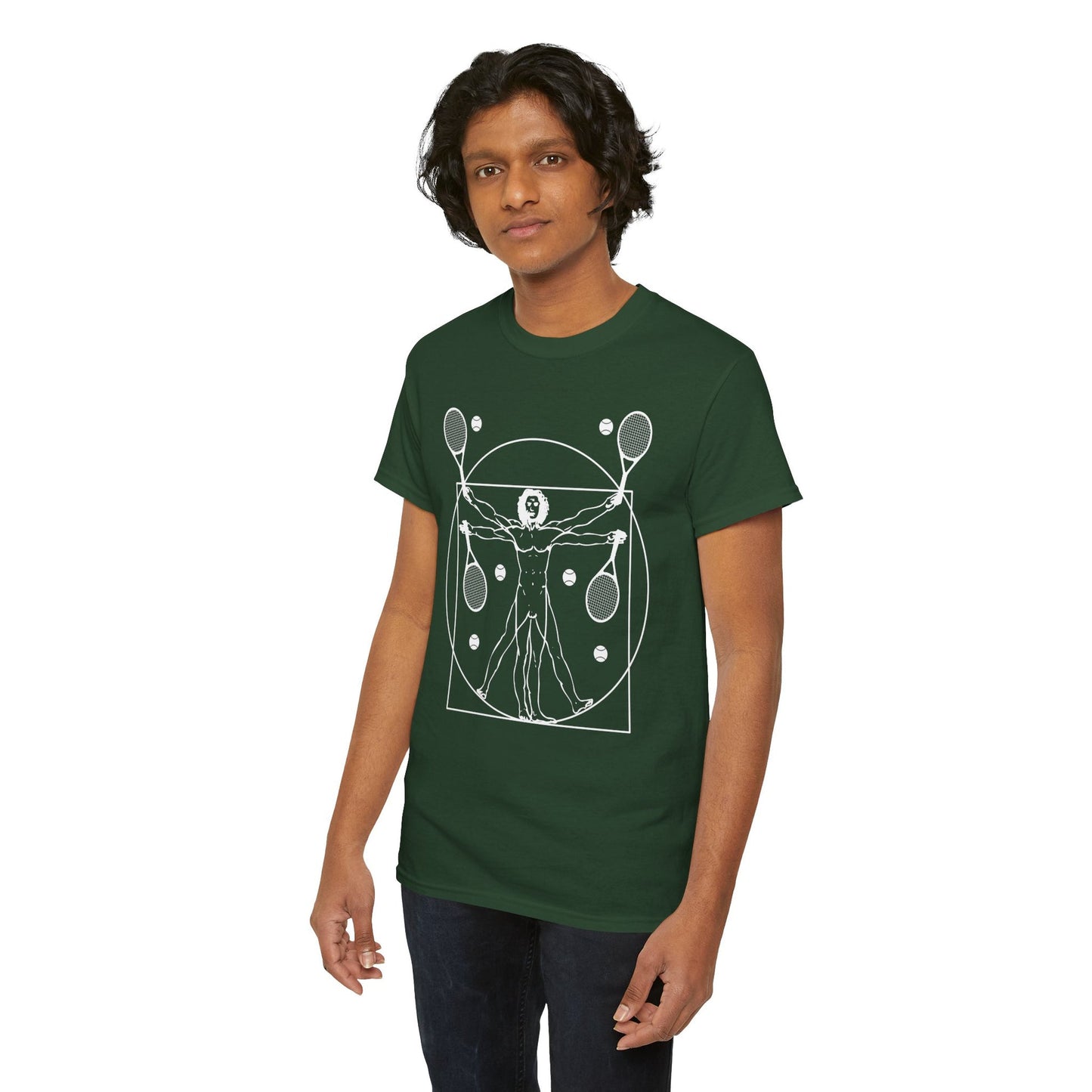 VITRUVIAN MAN (LEONARDO DA VINCI) - Tennis Basic Tee