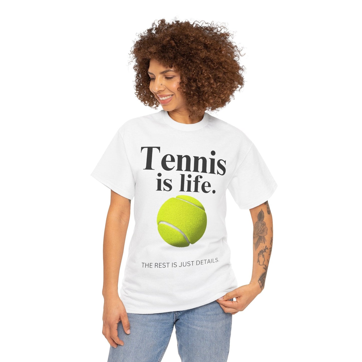 TENNIS IS LIFE  - Tennis Basic Tee