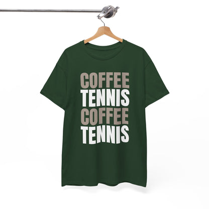 COFFEE & TENNIS 3 - Tennis Basic Tee