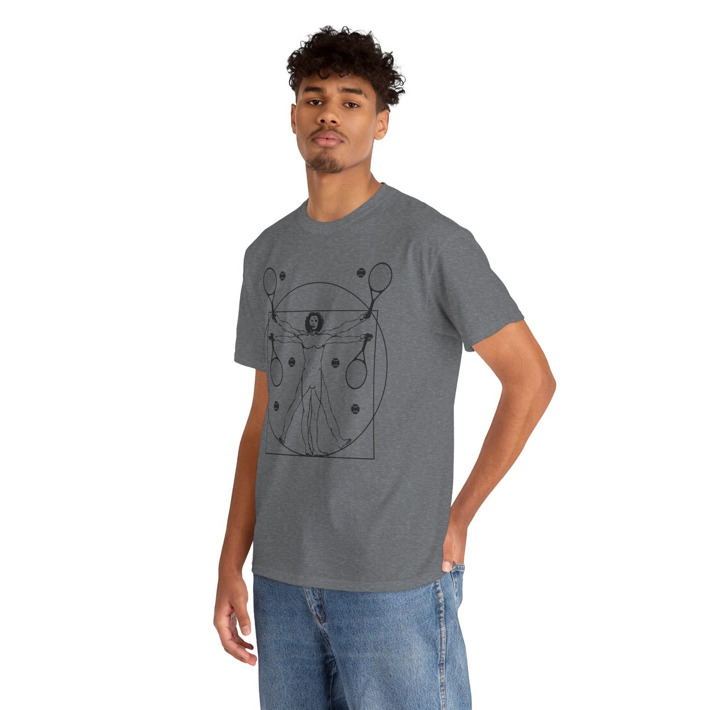 VITRUVIAN MAN (LEONARDO DA VINCI) - Tennis Basic Tee