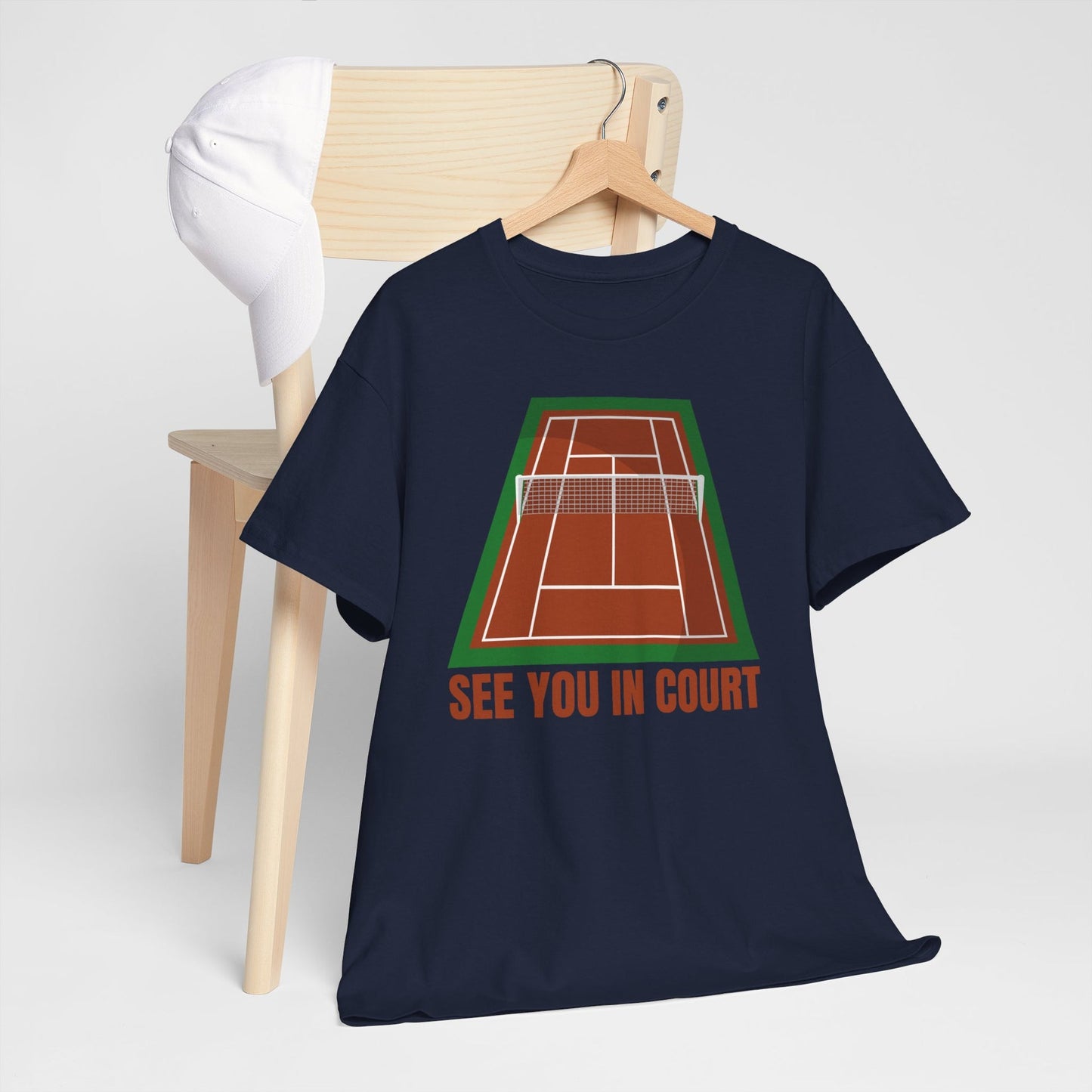 SEE YOU IN COURT 1 - Tennis Basic Tee