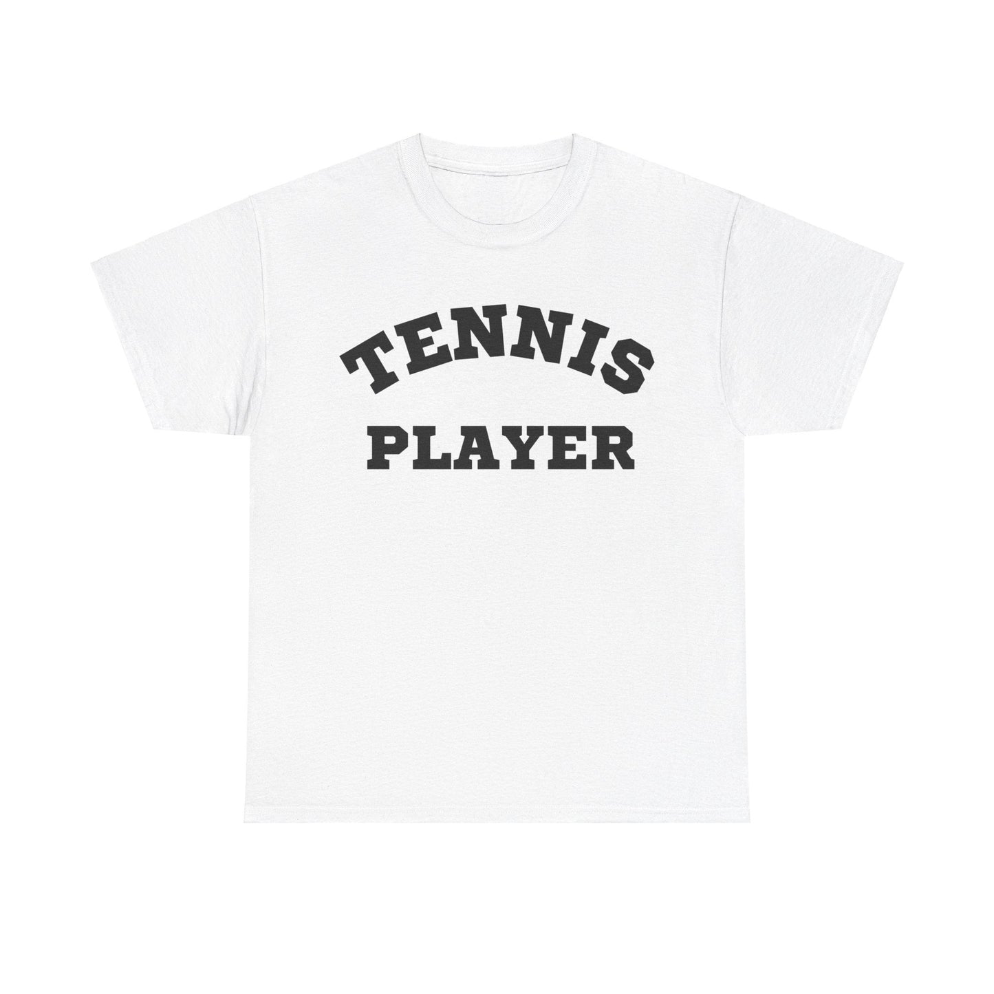 TENNIS PLAYER 3 (White-Black) - Tennis Basic Tee