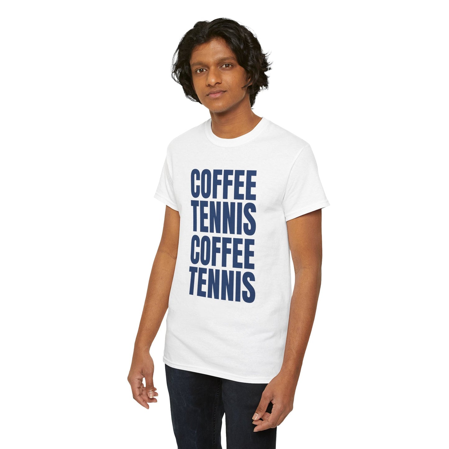 COFFEE & TENNIS 3 - Tennis Basic Tee