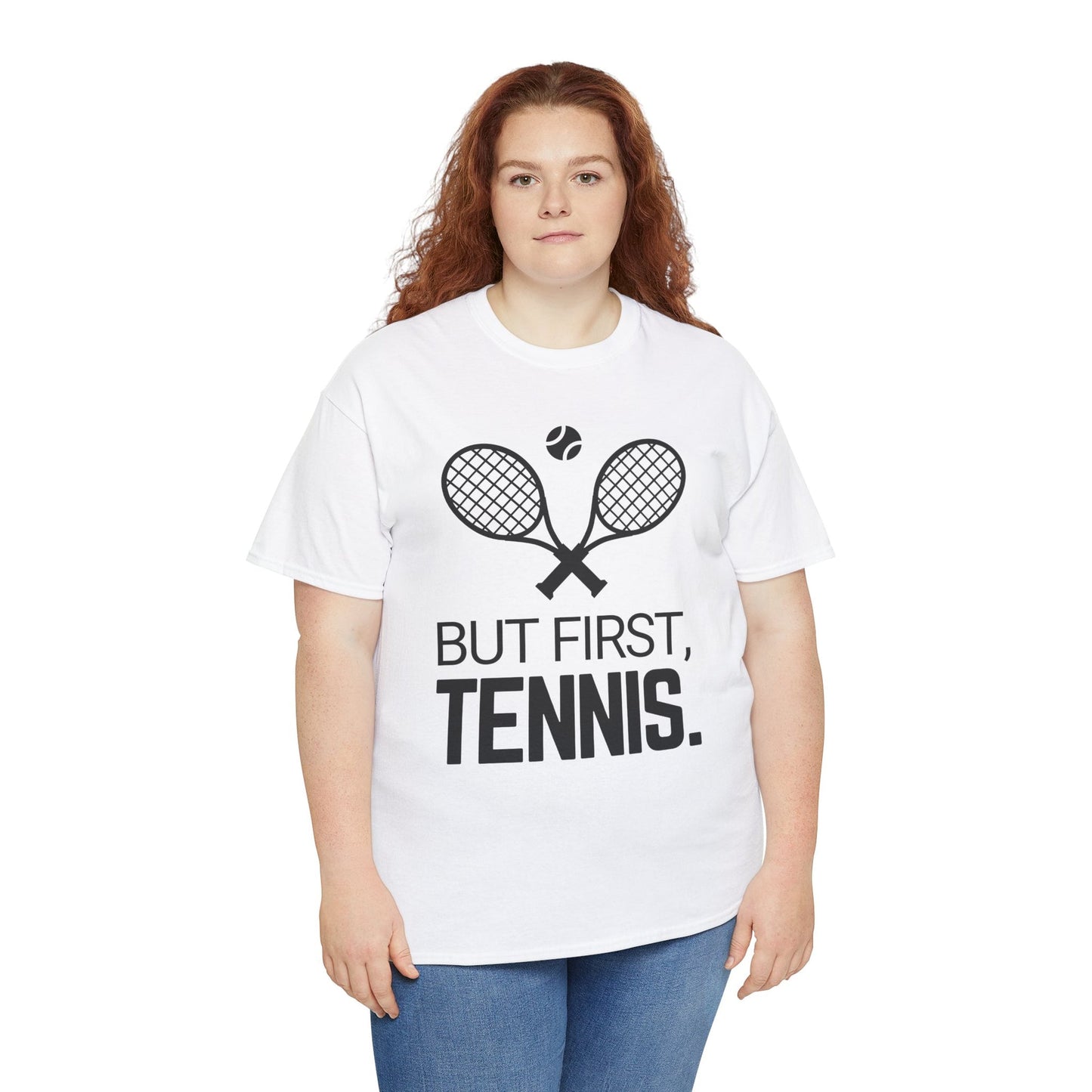 BUT FIRST, TENNIS 2 - Tennis Basic Tee