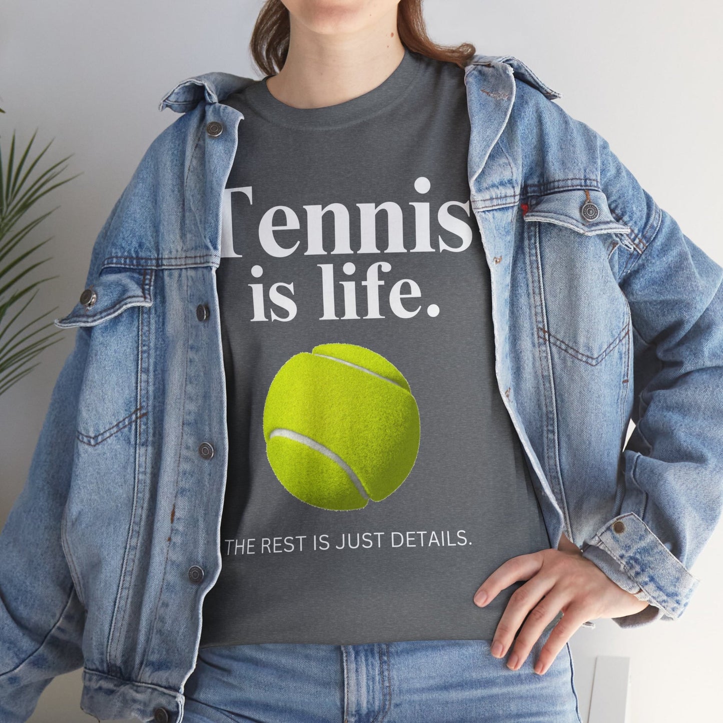 TENNIS IS LIFE  - Tennis Basic Tee